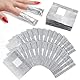 Makartt Nail Polish Remover - 100pcs Nagellackentferner Nail Foil Wraps for Soak Off Gel Polish Remover, with 1.18inch Pre-attached Lint Free Cotton Pads For Nails, Non Acetone Nail Polish Remover