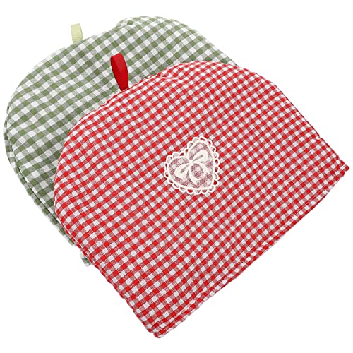 UPKOCH 2pcs Tea Cozy Insulated Cover for Teapot Warm-Keeping Cover Household Tea Pot Protector Fits Standard Easy to Clean Attractive Design for Kitchen Supplies