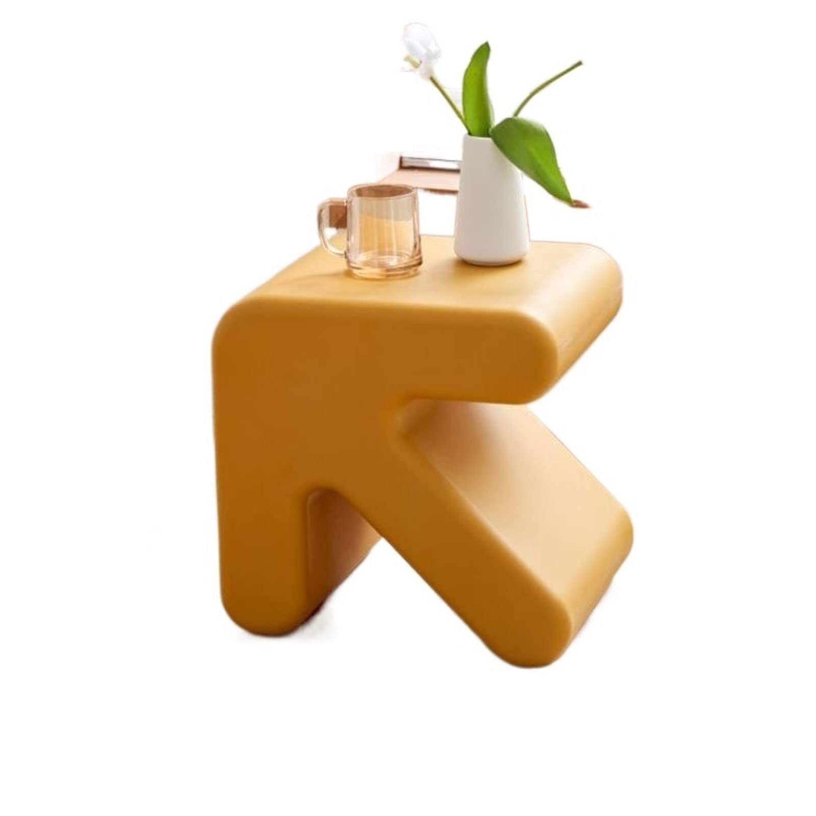 Table basse porte-revues moderne et tabouret multifonction étanche de bain