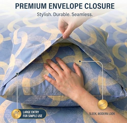 Image of VAS COLLECTIONS Cotton Pillow Cover Set of 2 (17x27 Inches) | Ultra Soft Breathable Pillow Cases for Bed | Skin Friendly, Fade Resistant & Comfortable Pillow Covers for Bedroom Decor (Beige)