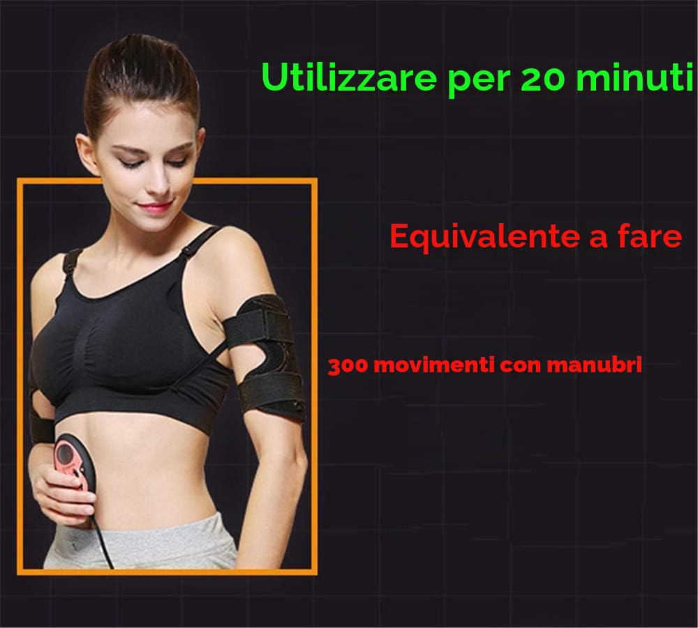 Elettrico Perdere Grasso del Braccio per Le Donne, EMS Elettrico Muscle Toner Braccio Trimmer per La Perdita di Peso Brucia Grassi Bicipiti D Tricipiti Allenamento Muscolare