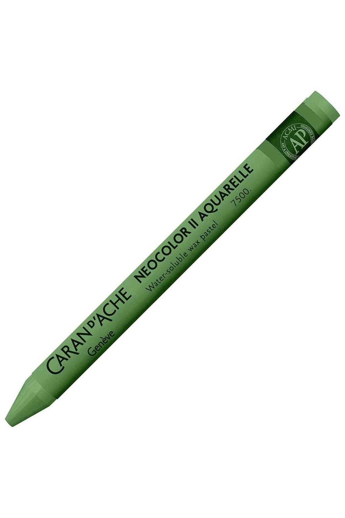 Caran D'ache Green Neocolor Ii : Artists Watercolour Crayons : Chromium Oxyde