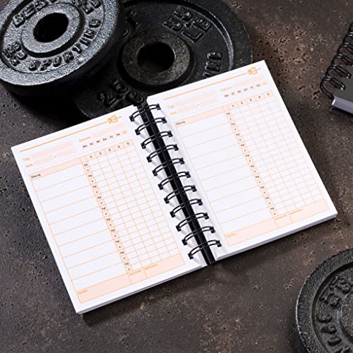 LS-Athletics Trainingstagebuch DIN A6 für Krafttraining, Bodybuilding, Crossfit, Sport im gym und hometraining | Dein perfektes Trainingsbuch für mehr Fitness und anhaltende Motivation (Schwarz)