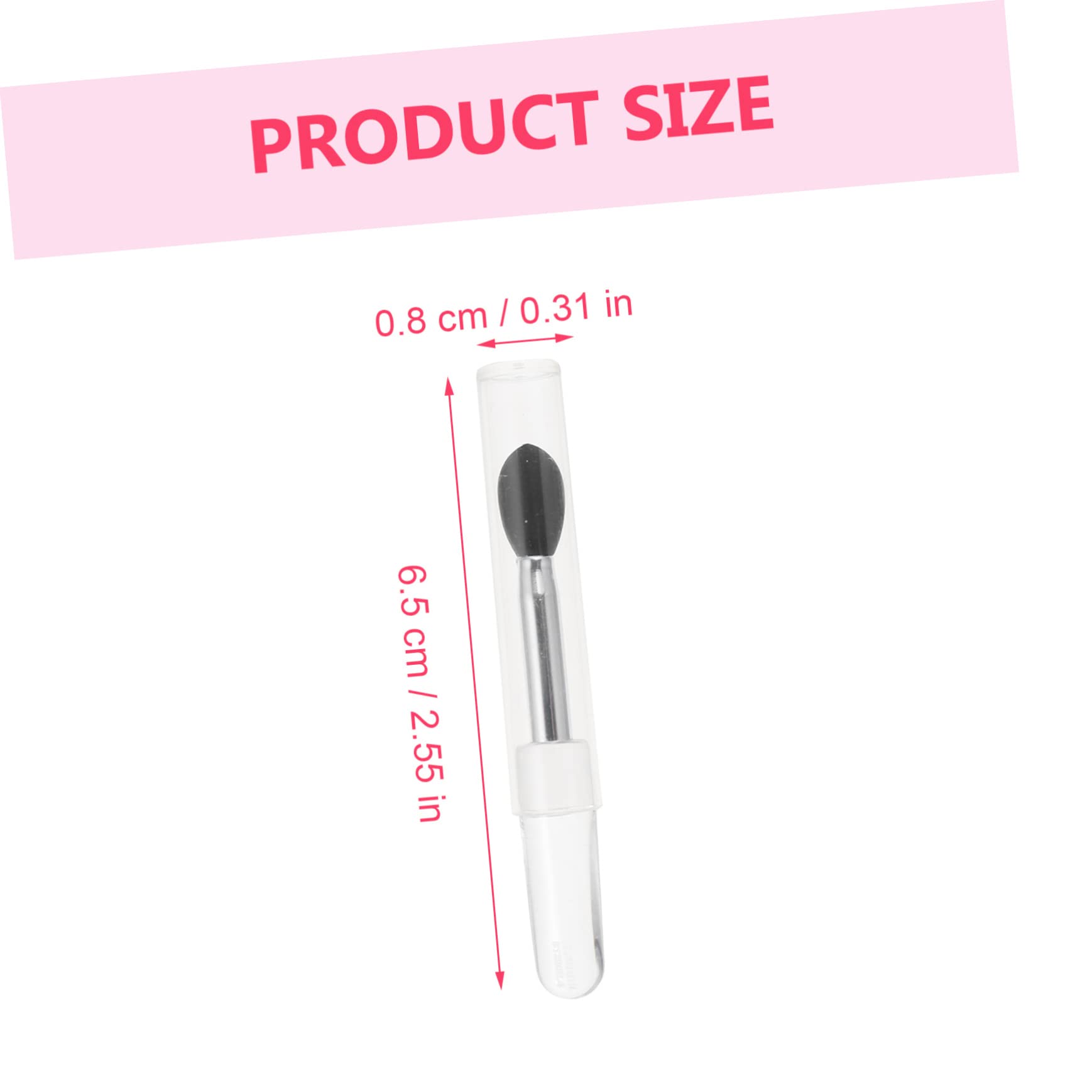 MUSISALY Practical Silicone Lip Mask Brush Eyeshadow Brush Head 6pcs Set Non-S scratchy for Smooth Application Makeup Brush for Women