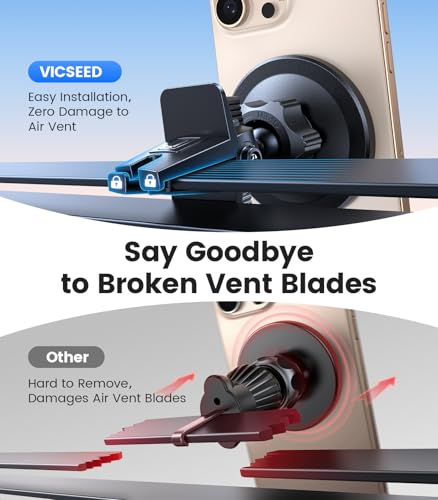 VICSEED MagSafe Magnetic Air Vent Car Mount — view 7