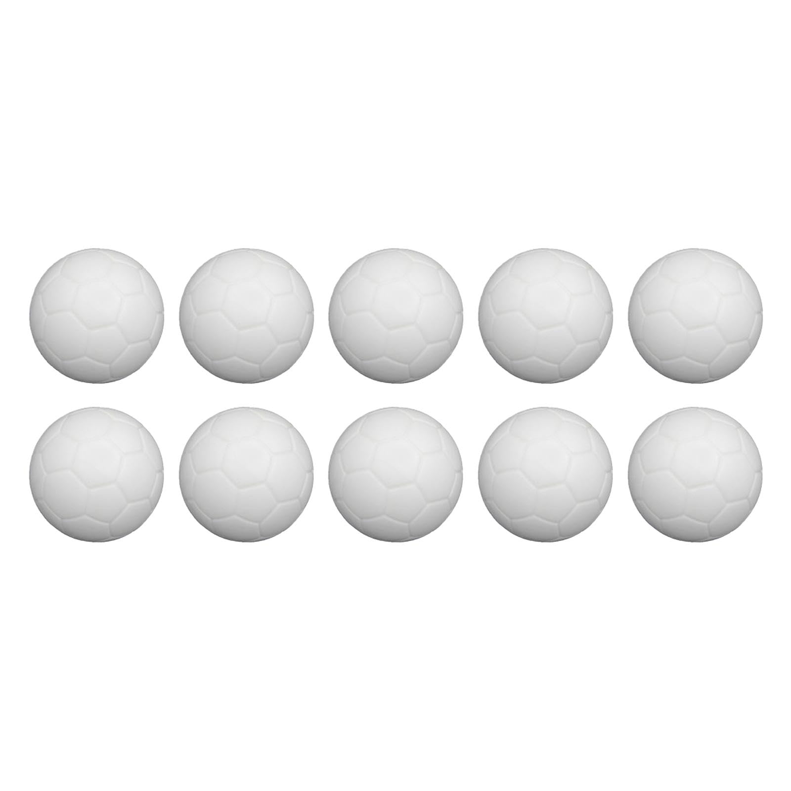 10 Piezas Pelotas de Futbolín Repuesto Accesorios Mesa Balón Mesa Pelotas Juego Rodaje Estable Material Hips Resistente Adecuadas para Salas de Juegos
