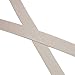 CTM Elastic .75 Inch Wide Undergarment Clip-End Suspenders, Beige