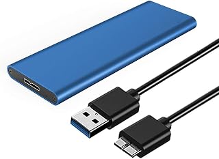 M.2 SATA NGFF to USB 3.0/3.1 GEN2 SSD Case Up to 10Gbps Portable External Case for Solid State Drive (6018-723)