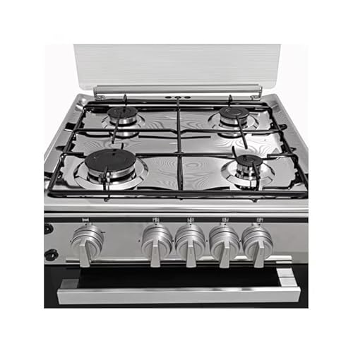 جنرال سوبريم , موقد طبخ غاز , مقاس 55*55 سم, 4 شعلات غاز , أمان كامل ,ستيل , مصريGS5555FRGS +هدية مجانية مريلة