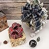 Ribbli Christmas Plaid Wired Ribbon, Red Plaid Ribbon 2-1/2 Inch x Continuous 10 Yard, Christmas Ribbon for Gift Wrapping, Big Bow, Wreath, Polyester-Red/Blue/Yellow/White #3
