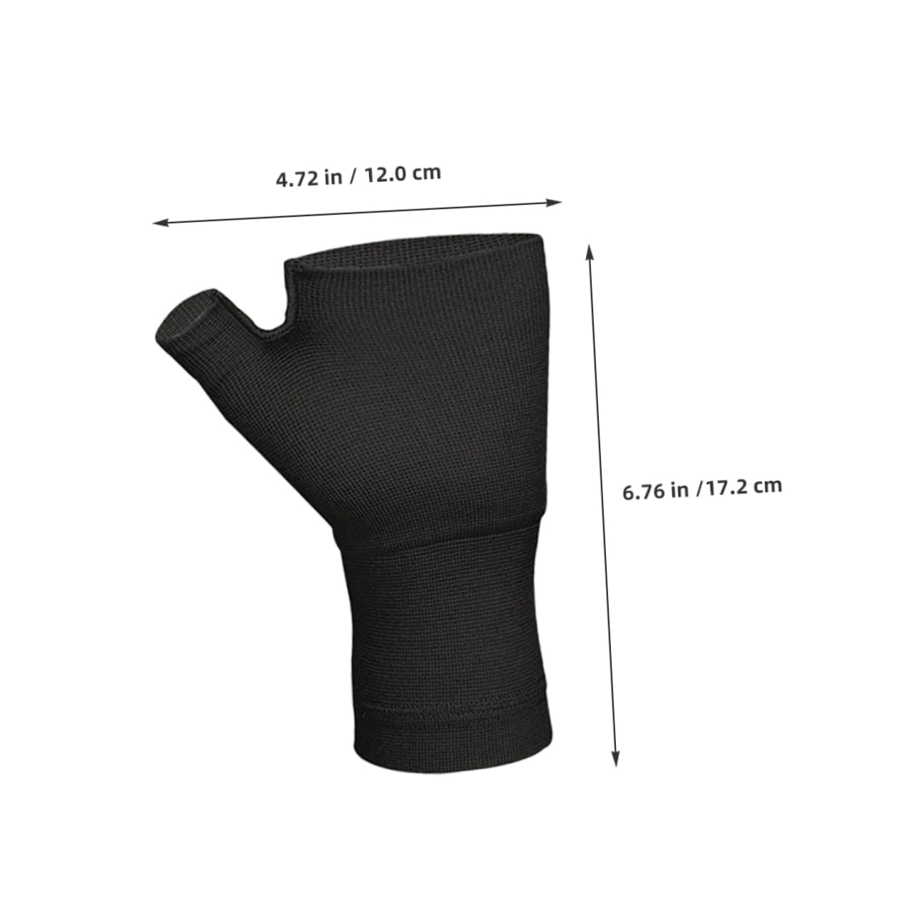 Cabilock 1 Pair Stretchy Wrist Brace Sleeve with Thumb Support Breathable Compression Gloves for Sports Cycling Climbing Baseball Fit