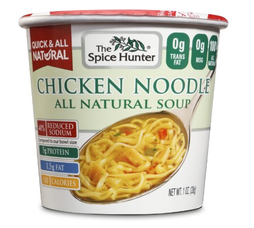 The Spice Hunter Chicken Noodle Soup Bowl, 1 -Ounce Containers (Pack of 6)