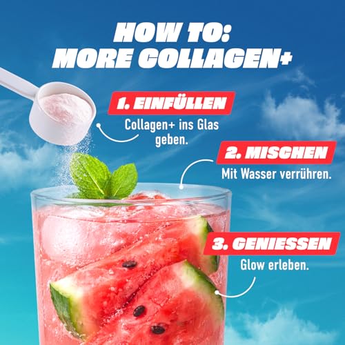 MORE Collagen+, Neutral, mit Kollagenhydrolysat, Hyaluronsäure, 300 g – Ansicht 6