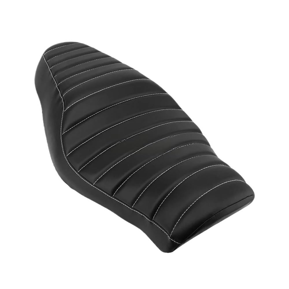 Asientos de sofá para motocicleta Sportster con acabado negro premium 8