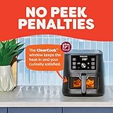Instant Pot 4QT VORTEX 6-in-1 Mini Air Fryer, Air fry, Bake, Roast, Broil, Dehydrate or Reheat, Black, 4 Quarts