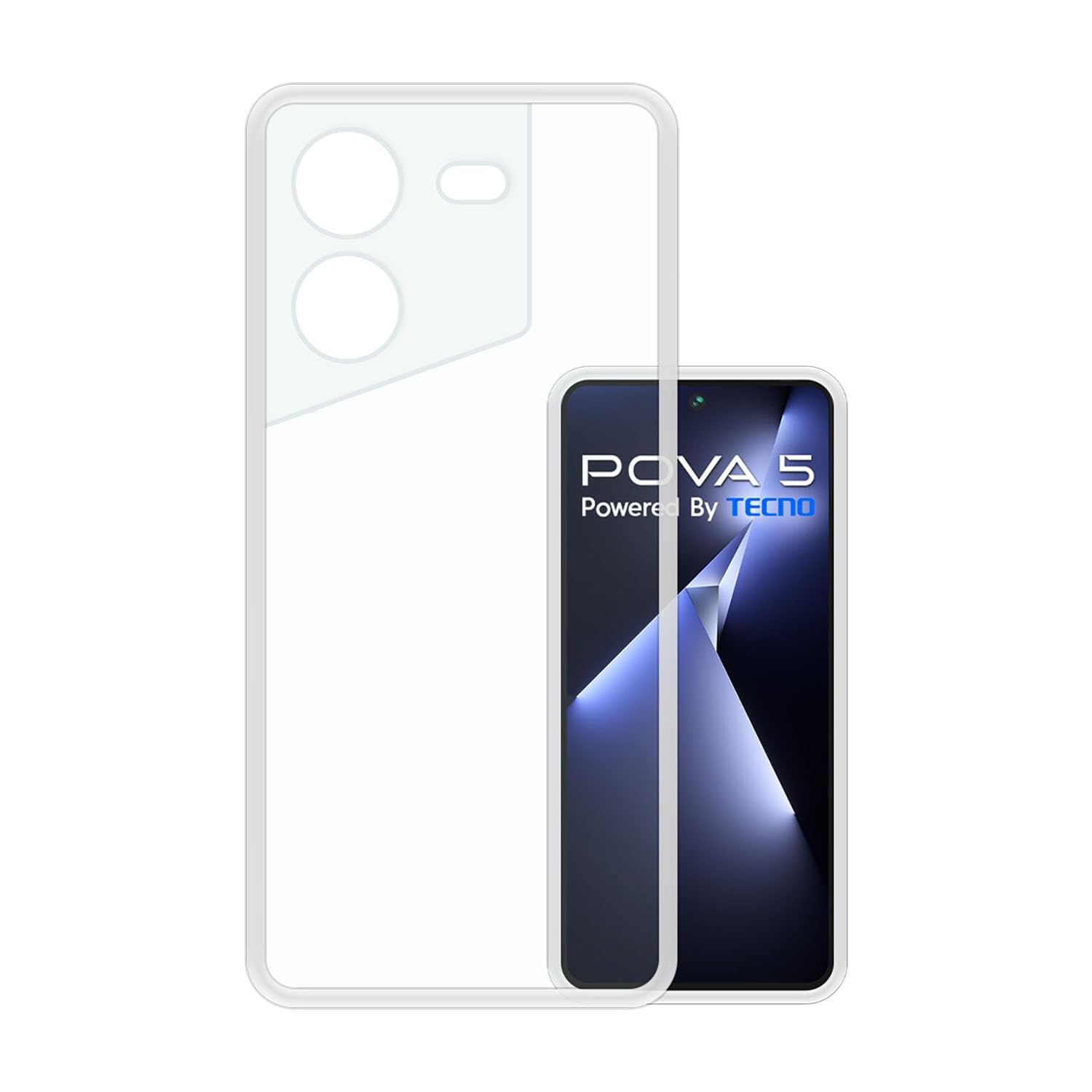 Pinaaki Enterprises Tecno Pova 5 Pro 5G Back Cover | Slim Soft Back Case for Tecno Pova 5 Pro 5G (Transparent) (B0CKFGNCTX) Amazon Price History, Amazon Price Tracker