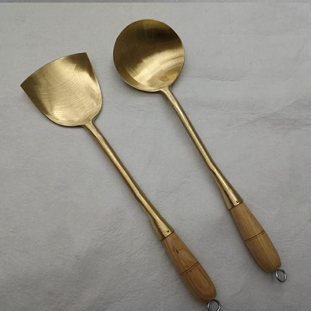 Tea Spoons Household Long-Handled Spoon Thick Material Spoon Cooking Shovel Soup Spoon Soup Spoon Rice Spoon Cooking Two Pieces Ice Tea Spoons (Color : A) (C)