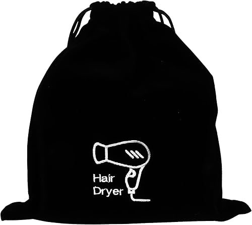 Miniatura 5 de FOMIYES Bolsa para secador de pelo, bolsa con cordón para secador de pelo, bolsa de almacenamiento con cordón para secador de pelo, soporte simple