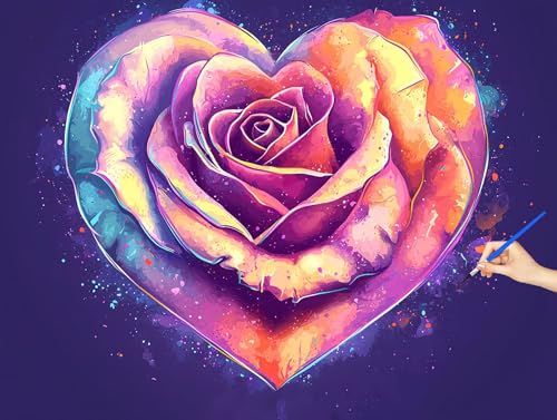 �������G �K�N Paint by Numbers �S�� �y�C���g�o�C�i���o�[ �����h��G �q�� ���S�� DIY �i���o�[�y�C���g ��H�| �G�� �|�p��h���� �A�N�����L�b�g ��l�̂��߂̃N���G�C�e�B�u�Ȏ �a�����v���[���g �z�[�� �I�t�B�X�̕Ǒ��� ��