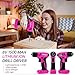 8V Pink Cordless Drill Set, 64 Pcs Pink Power Drill Tool Kit for Women, 3/8