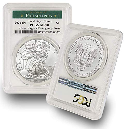 2020 1 oz American Silver Eagle MS-70 (First Day of Issue –...