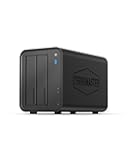 F2-425 2-Bay NAS Storage - Intel x86 Quad-Core CPU, 4GB RAM, 2.5GbE LAN, Network Attached Storage Multimedia Server for Home Users (Diskless)