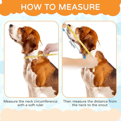 Image of Dog Cone Collar for Large Dogs After Surgery, Mesh Windows PVC Transparent E Collar for Dog, Anti-Bite Lick Wound Healing Neuter Safety Practical Comfy Plastic Cone XL