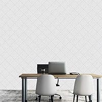 Wall Mural Geometric Pattern Removable Self-Adhesive Wallpaper Wall Decoration for Bedroom Living Room - 66x96 inches
