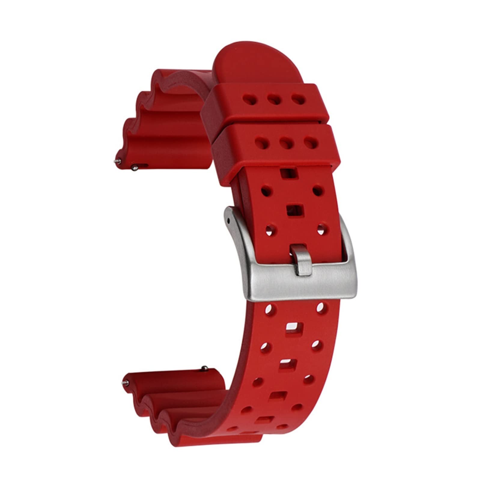 Bracelet de montre en caoutchouc fluoré de qualité supérieure pour plongée - 6