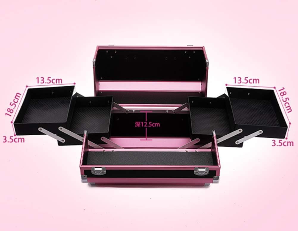 メイクアップトレインケース 12インチ Lサイズ ポータブル