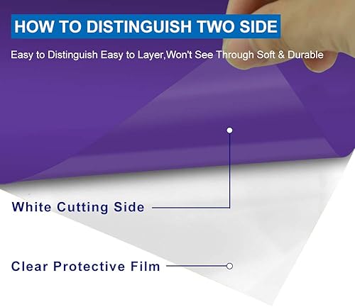 Miniatura 8 de KISSWILL Rollos de vinilo de transferencia de calor de poliuretano para camisetas, rollos de vinilo HTV de 12 pulgadas x 6 pies para Silhouette