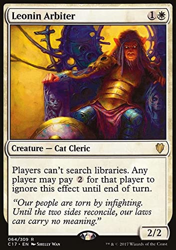MTG Magic: The Gathering - Leonin Arbiter (64) Commander 2017 C17
