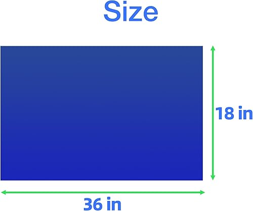 Miniatura 2 de CALPALMY 150 hojas de alfombrillas adhesivas de 18 x 36 pulgadas, tapete adhesivo para laboratorios, hogares, sitios de construcción y más  Elimina