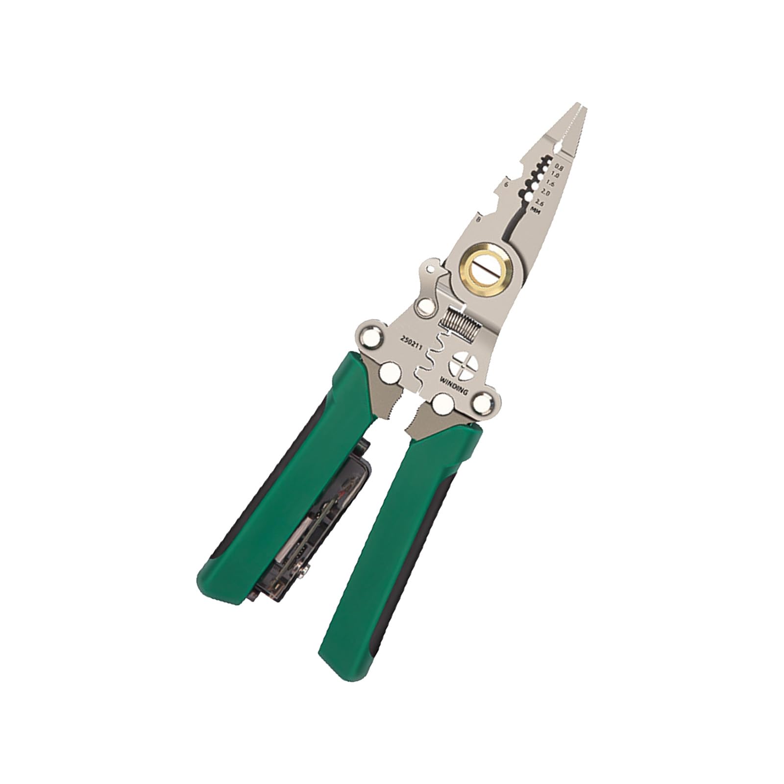 Tsophreniq Splitting Pliers Accuracy Wire Strippers Cutter With Voltages Tester Nonslip Handle Suitable For Electricians And Craft Projects Home