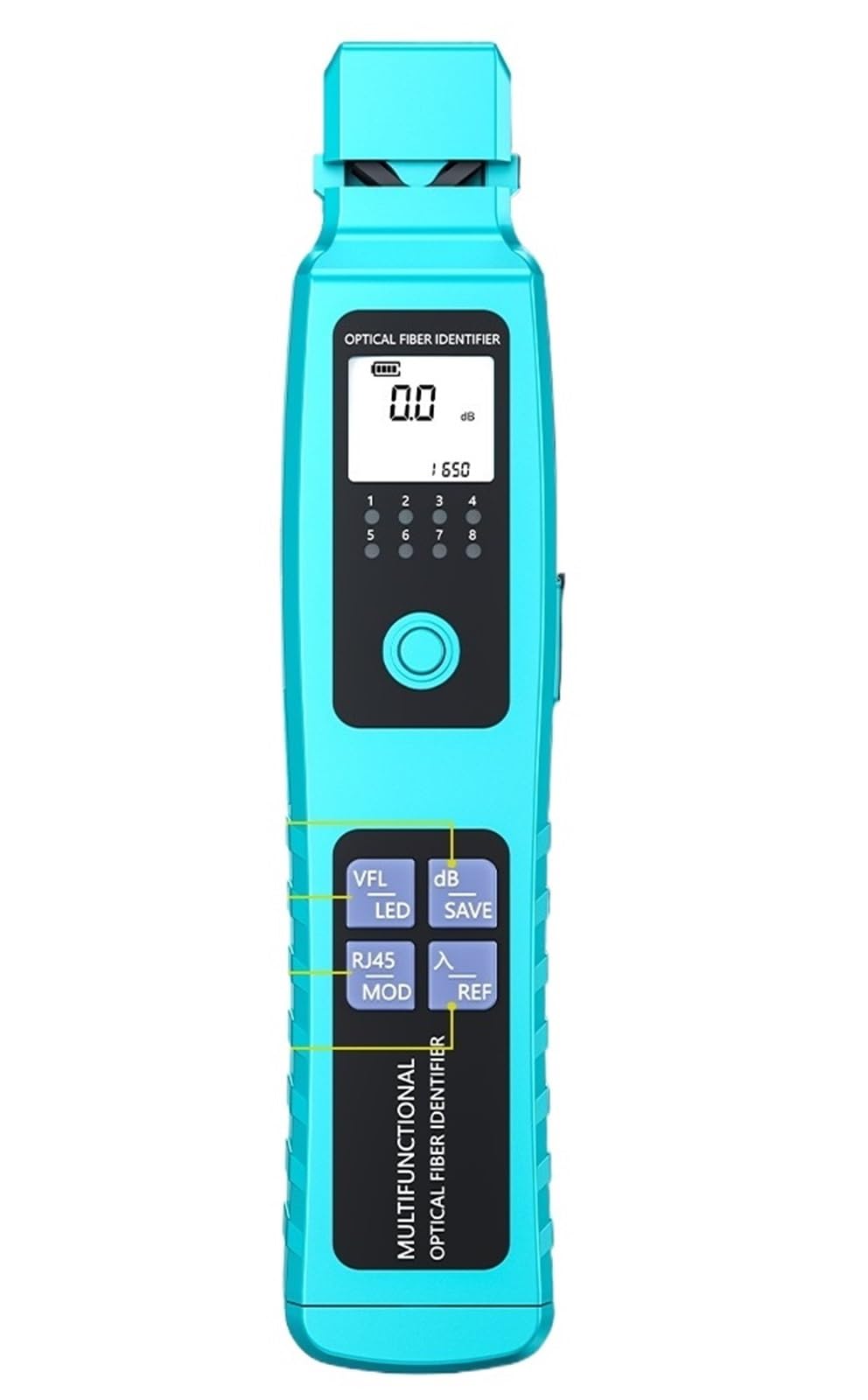 Probador OTDR Identificador De Fibra Óptica Activo A-50, Comprobador Cables, Detector -70 DBm A +10 Con VFL 30 Mw Opcional(-70 Dry cell battery)