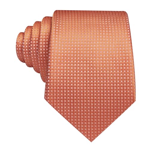 Image of Barry.Wang Ties for Men Silk Tie Sets Polka Dot Woven Necktie Pocket Square Cufflinks Business Wedding