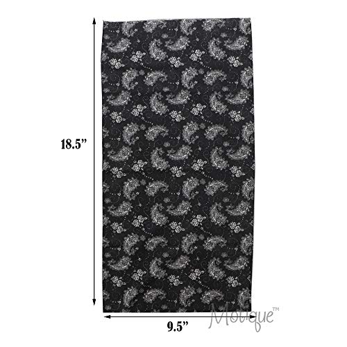 Image of Motique Accessories Paisley Bandana Neck Gaiter Tube Headwear Motorcycle Face Scarf