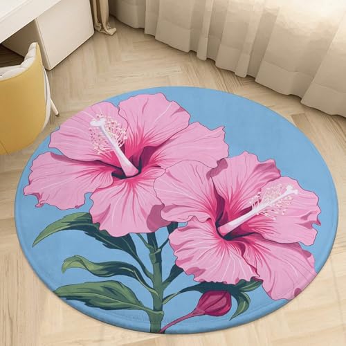 Alfombra de cocina esponjosa con flores para un hogar vivo 7