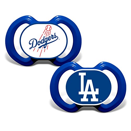 Image of MasterPieces LAD2000: Los Angeles Dodgers Pacifier 2-Pack