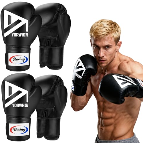 Boxing Gloves for Men Women, Training Sparring Boxing Gloves, Heavy Punching Bag Workout Gloves for...