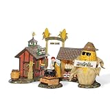 Department 56 Snow Village Rolling Acres Corn Maze Accessory Figurine (Set of 2)