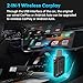 LUSSUVOX CarPlay Smart Box,Wireless CarPlay Adapter, converts Factory Wired to Wireless CarPlay dongle, Plug and Play