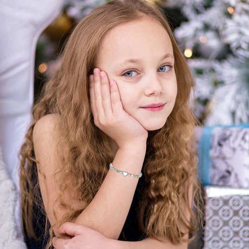 Bracelets for Girls, 9th 10th 12th 13th 16th 18th Birthday Gift for Girls, Birthday Jewelry Gift for Daughter Granddaughter Niece, Stainless Steel Bracelets for Teenage Girl3