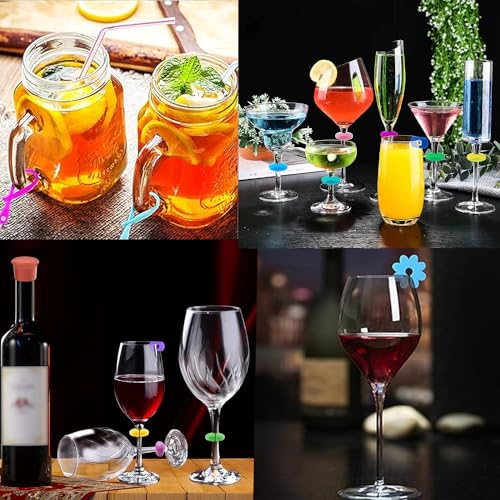 Consejos para Comprar Marcadores y adornos para los vasos más recomendados. 2 Marcadores y adornos para los vasos marca Voyzdx (2)