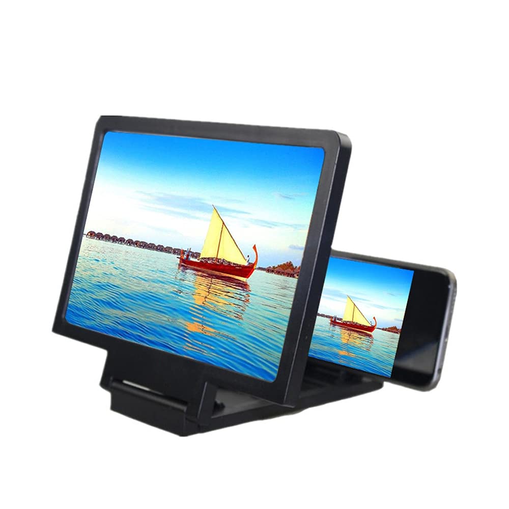 Lupa para la Pantalla, Amplificador 3D HD de Pantalla Grande 12 Pulgadas Curvo, protección Ocular