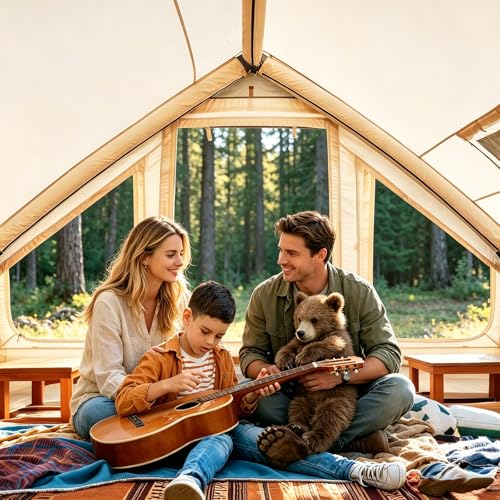 Inflatable Hot Tent with Stove Jack