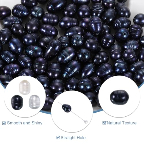 Perles d'eau douce pour cordon en cuir créant des bijoux bohèmes chics faits main