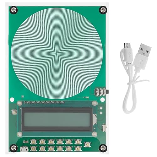 Schumann Wave Generator, 7.83Hz Ultra Low-Frequency Pulse Generator,Frequency Adjustable Schumann Sine Wave Resonance Generator, Multi-Waveform Frequency Healing Device(Green)