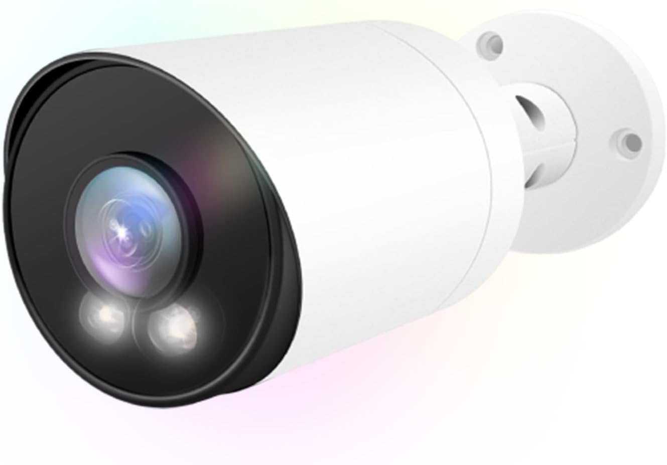 4K 8MP PoE IP Bullet Camera for IP Camera NVR System, Outdoor, 2.8mm Wide Angle, 65ft IR Night Vision, H.265, ONLY Compatible with Hik Vision Uniview NVR, NDAA Compliant