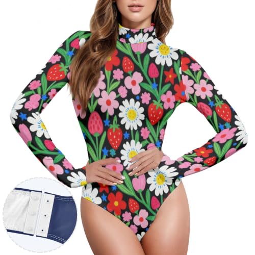 Body de manga larga para mujer ideal para combinar con vaqueros altos 2